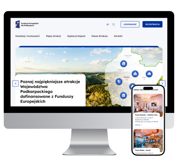 Platforma z atrakcjami Województwa Podkarpackiego